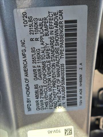 Used 2021 Acura TLX w/ A-SPEC Pkg image 24