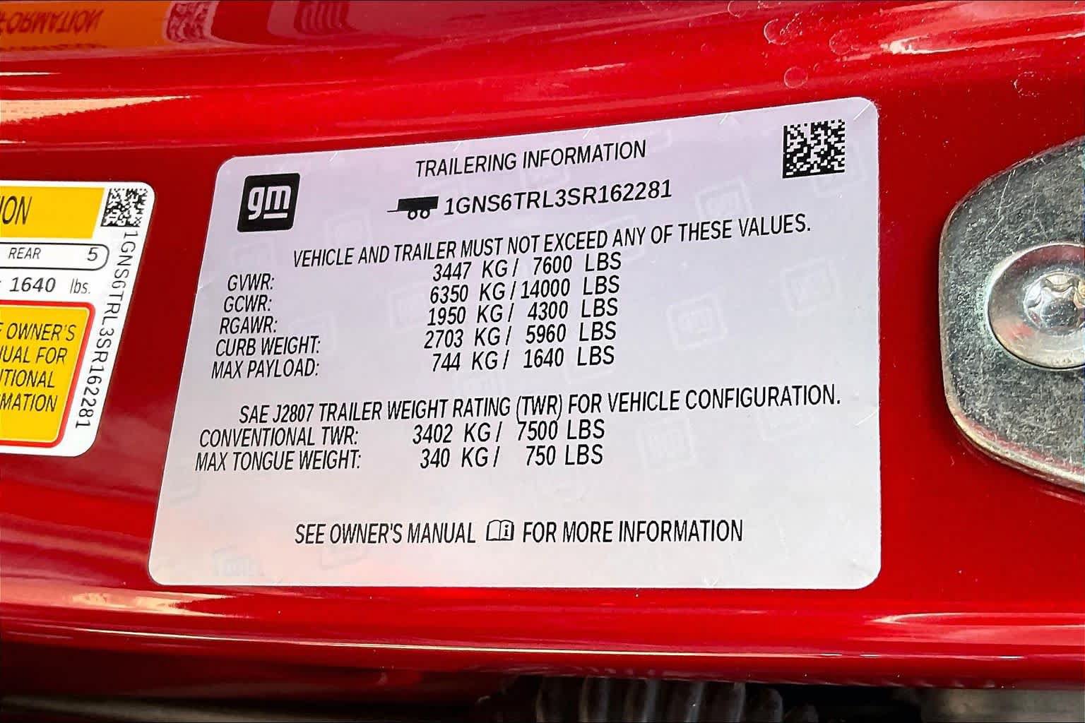 Used 2025 Chevrolet Tahoe High Country AWD/4WD image 74