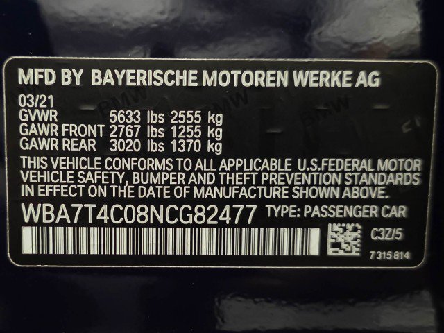 Used 2022 BMW 740i xDrive w/ Premium Package AWD/4WD image 50