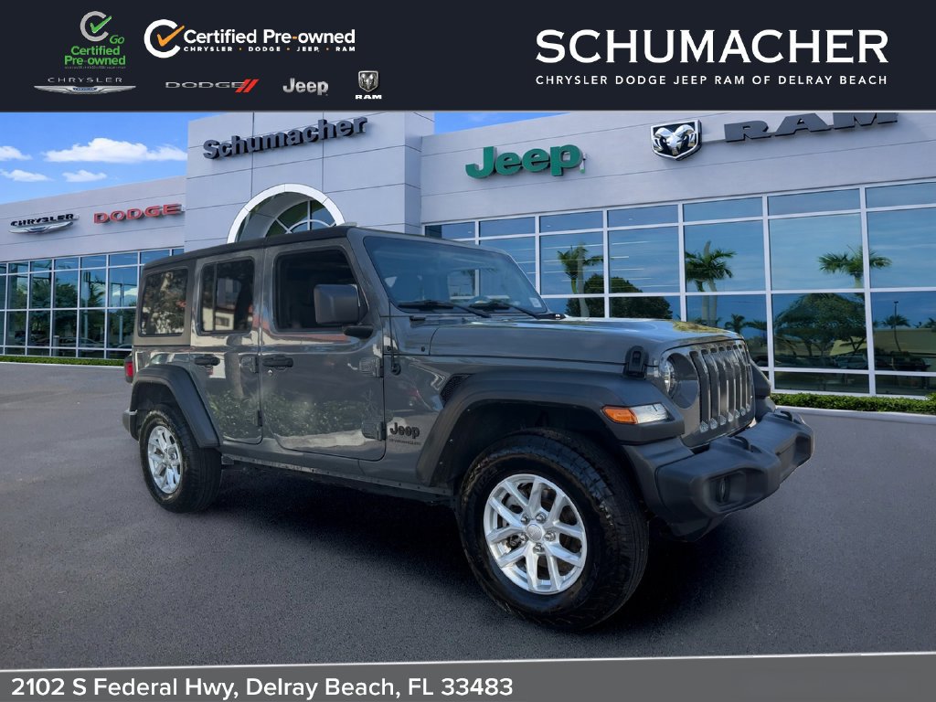Certified 2023 Jeep Wrangler Unlimited Sport AWD/4WD image 1