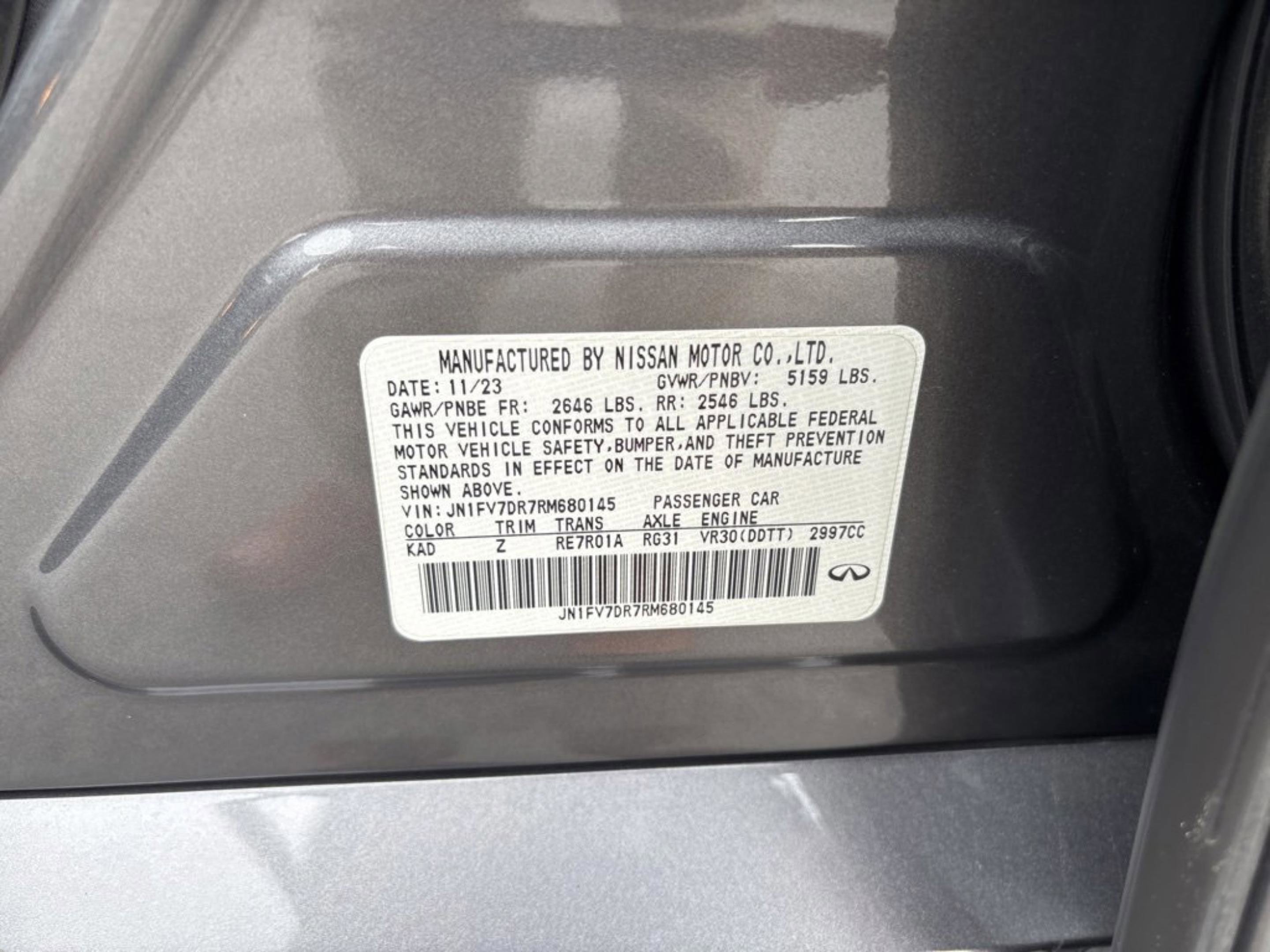 Used 2024 INFINITI Q50 Red Sport 400 image 27