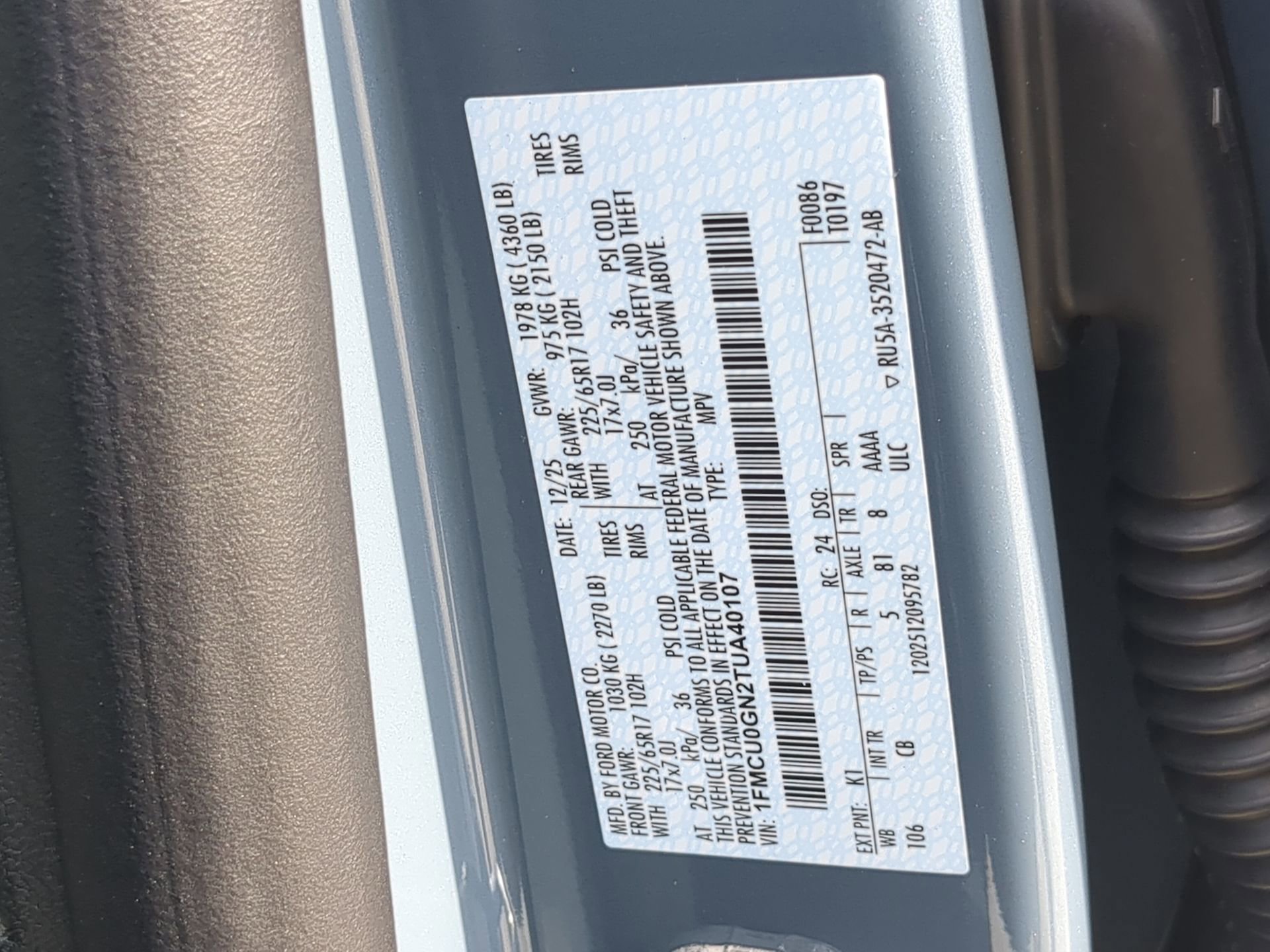 New 2026 Ford Escape Active w/ Tech Pack #1 FWD image 65