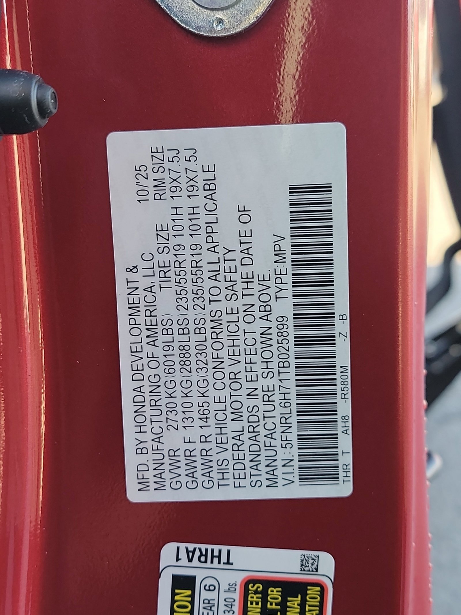 New 2026 Honda Odyssey Sport-L image 33