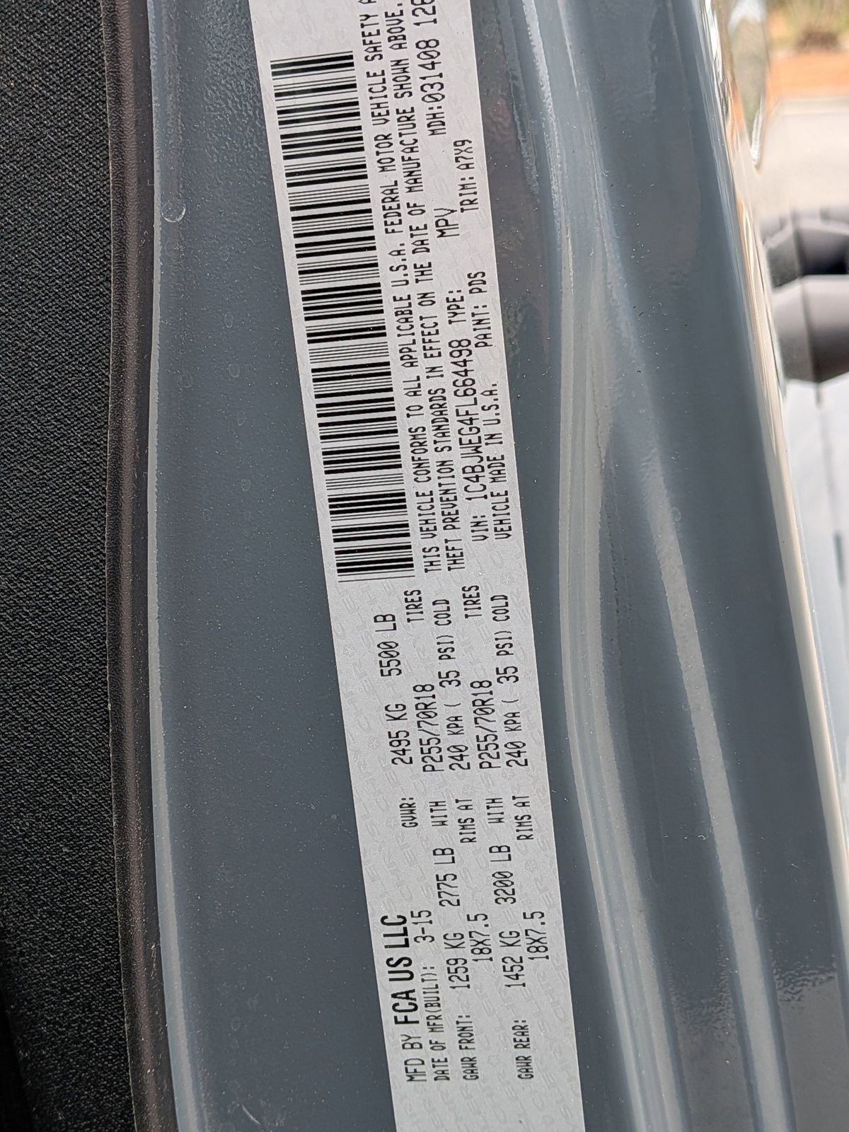 Used 2015 Jeep Wrangler Unlimited Sahara image 13