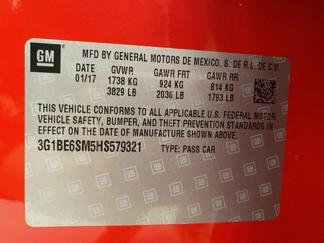 Used 2017 Chevrolet Cruze LT w/ Convenience Package FWD image 40