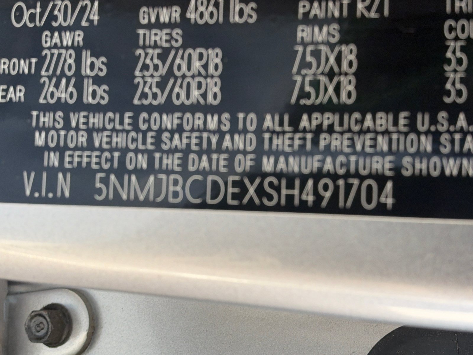Used 2025 Hyundai Tucson SEL AWD/4WD image 33