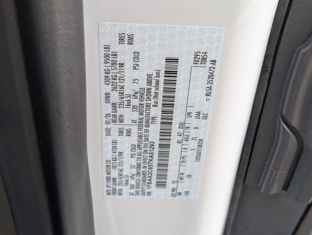 New 2026 Ford Transit 350 XL RWD image 18