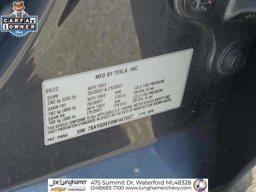 Used 2022 Tesla Model Y Performance AWD/4WD image 33