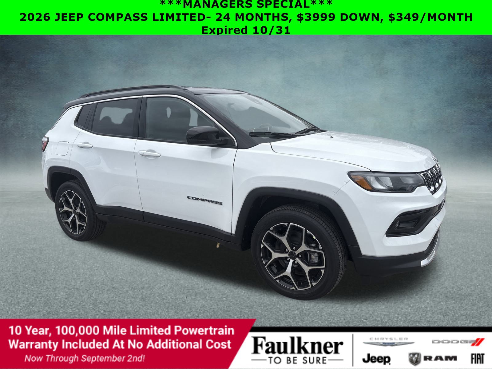 New 2026 Jeep Compass Limited