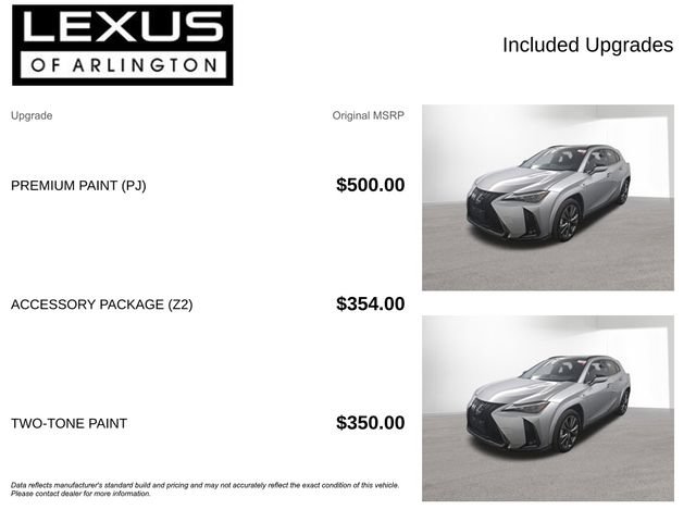 Used 2025 Lexus UX 300h FWD w/ Accessory Package (Z2) image 4