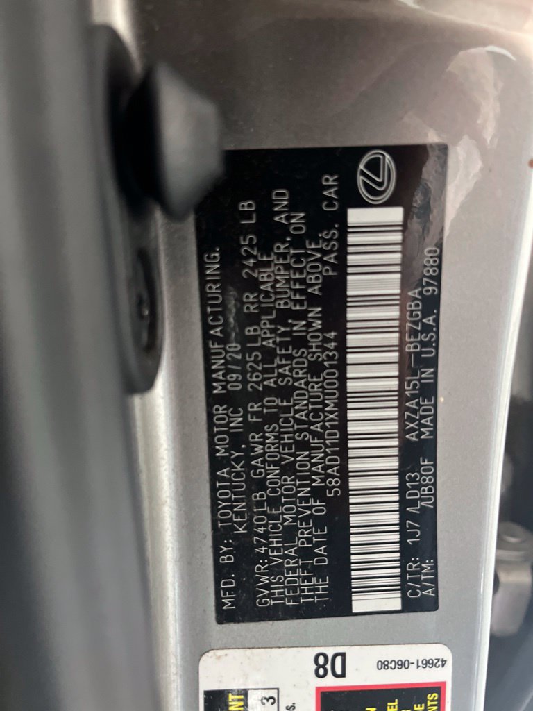 Used 2021 Lexus ES 250 w/ Premium Package AWD/4WD image 75