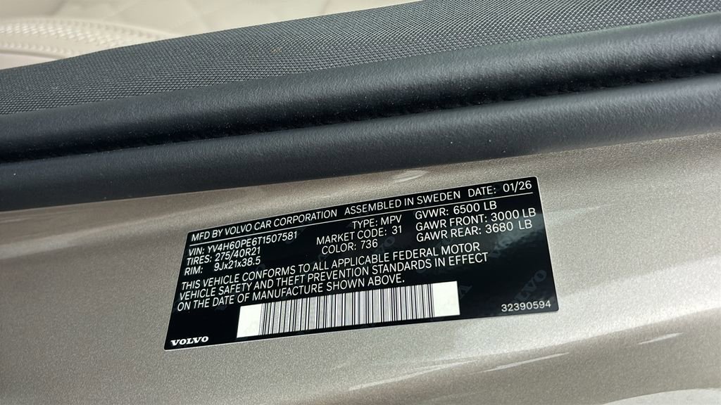 New 2026 Volvo XC90 T8 Plus image 34