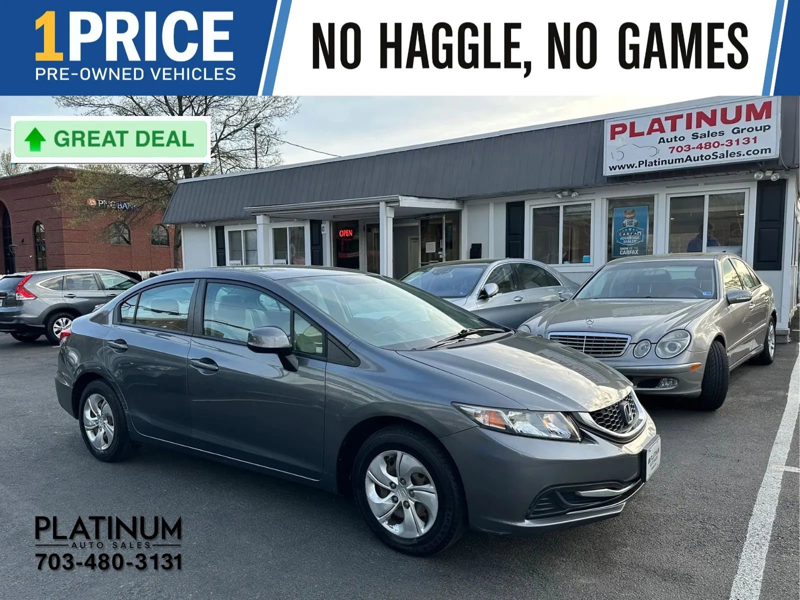 Used 2013 Honda Civic LX image 1