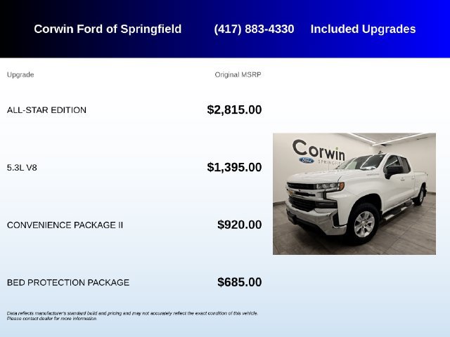 Used 2020 Chevrolet Silverado 1500 LT w/ All-Star Edition AWD/4WD image 5