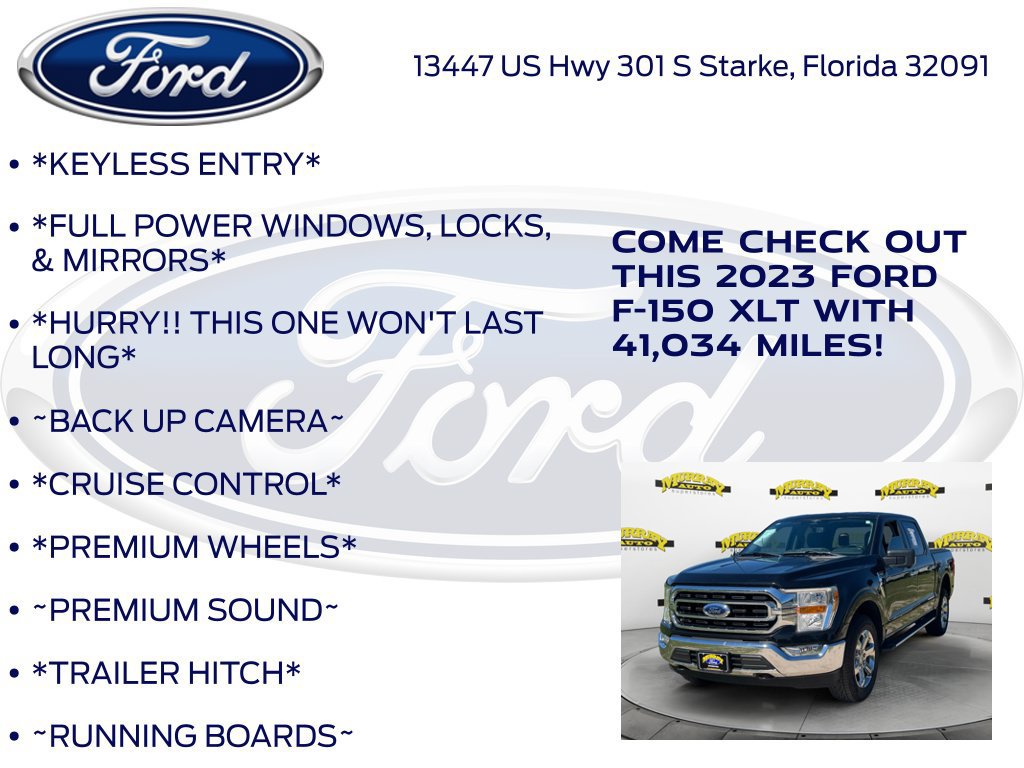 Certified 2023 Ford F150 XLT w/ Equipment Group 301A Mid AWD/4WD image 12