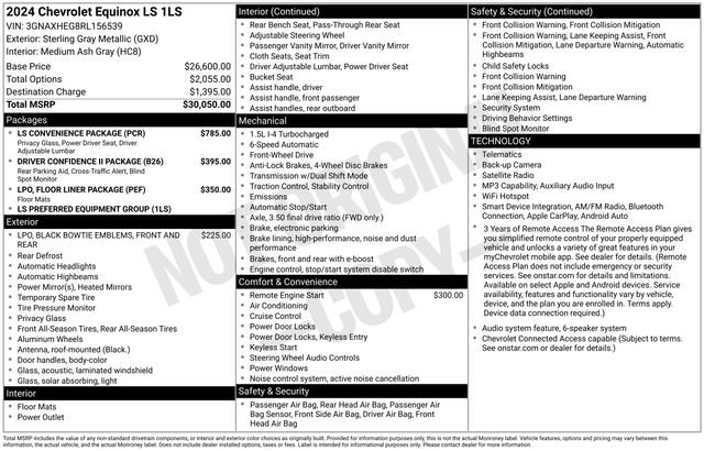 Certified 2024 Chevrolet Equinox LS w/ LS Convenience Package FWD image 9