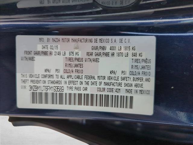 Used 2015 MAZDA MAZDA3 i Sport FWD image 23