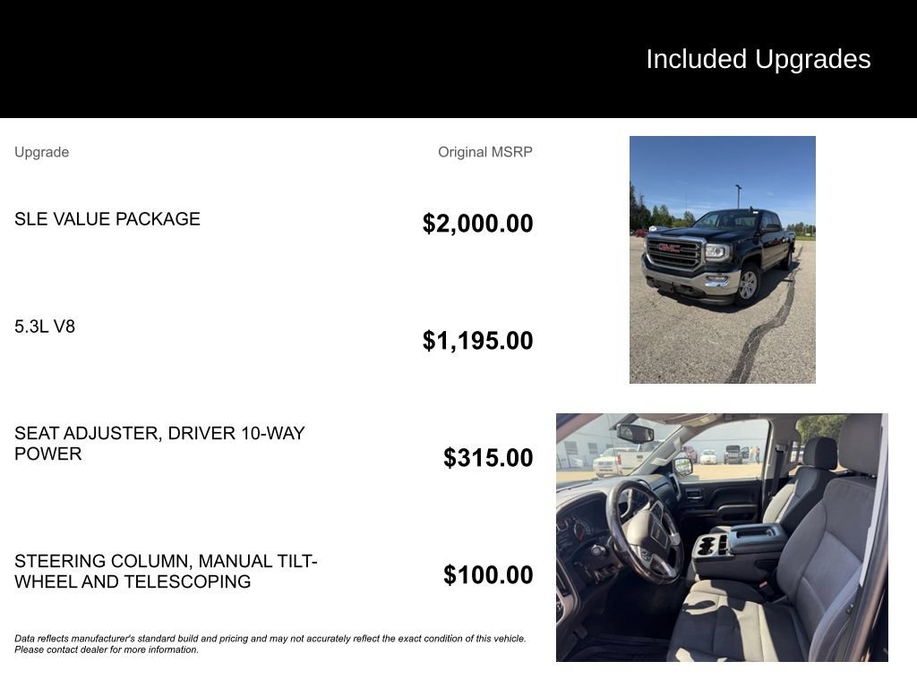 Used 2018 GMC Sierra 1500 SLE w/ SLE Value Package AWD/4WD image 6
