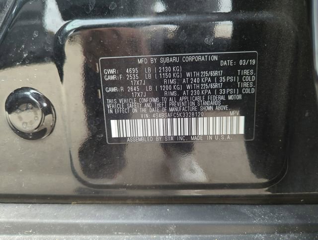 Used 2019 Subaru Outback 2.5i Premium image 31