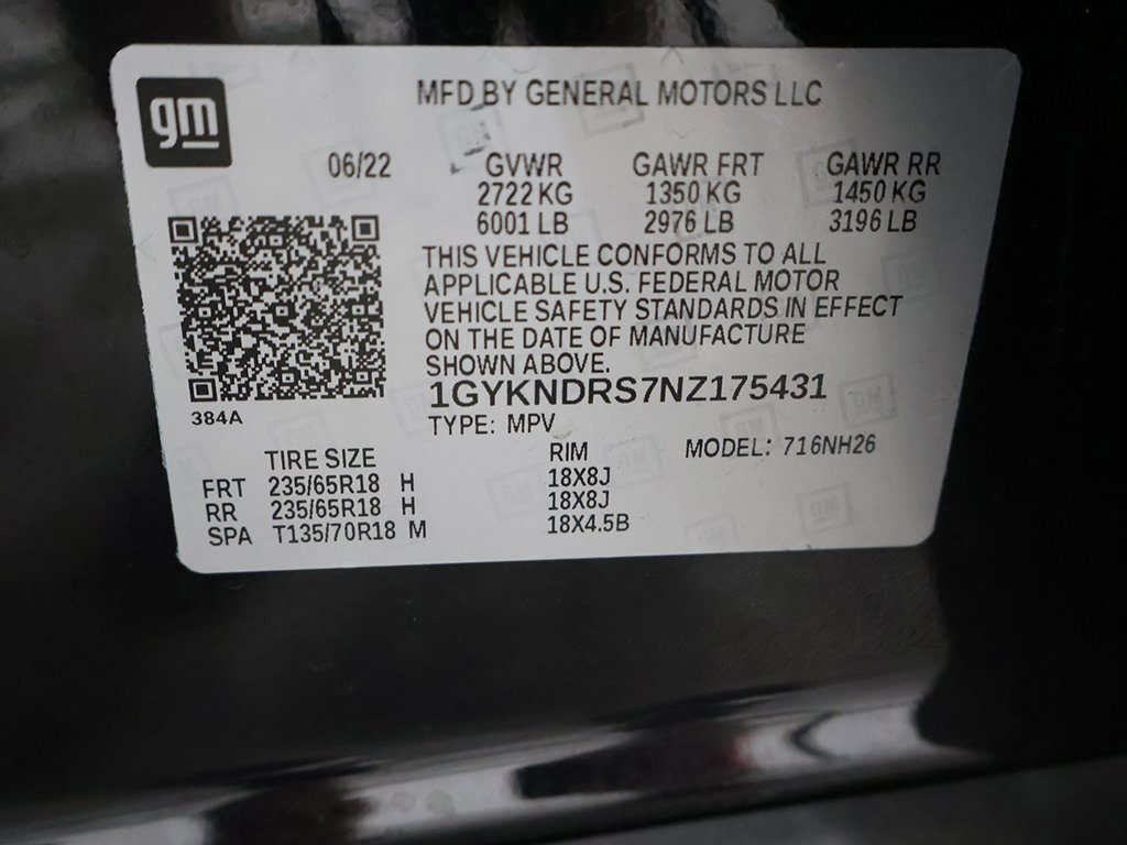 Used 2022 Cadillac XT5 Premium Luxury w/ LPO, Floor Liner Package image 49