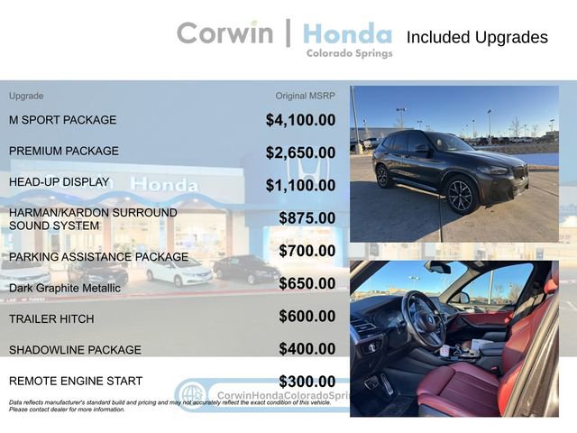 Used 2023 BMW X3 xDrive30i w/ M Sport Package image 4