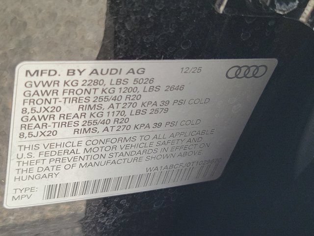 Certified 2026 Audi Q3 quattro 2.0T AWD/4WD image 31