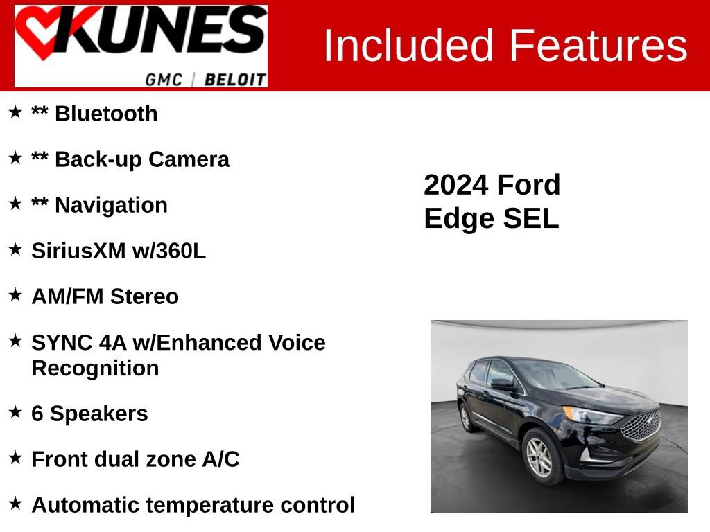 Used 2024 Ford Edge SEL AWD/4WD image 2