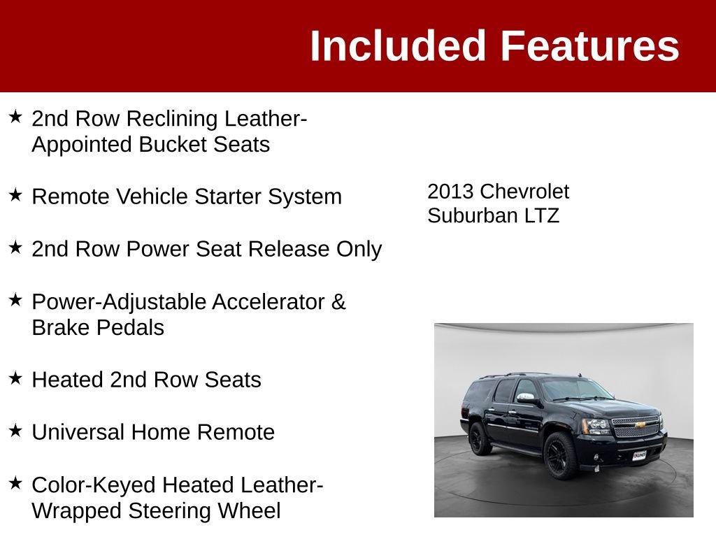 Used 2013 Chevrolet Suburban LTZ AWD/4WD image 4