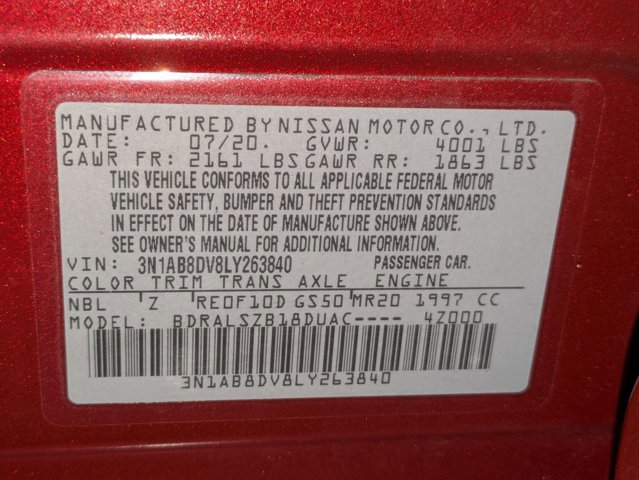 Used 2020 Nissan Sentra SR w/ Premium Package image 26