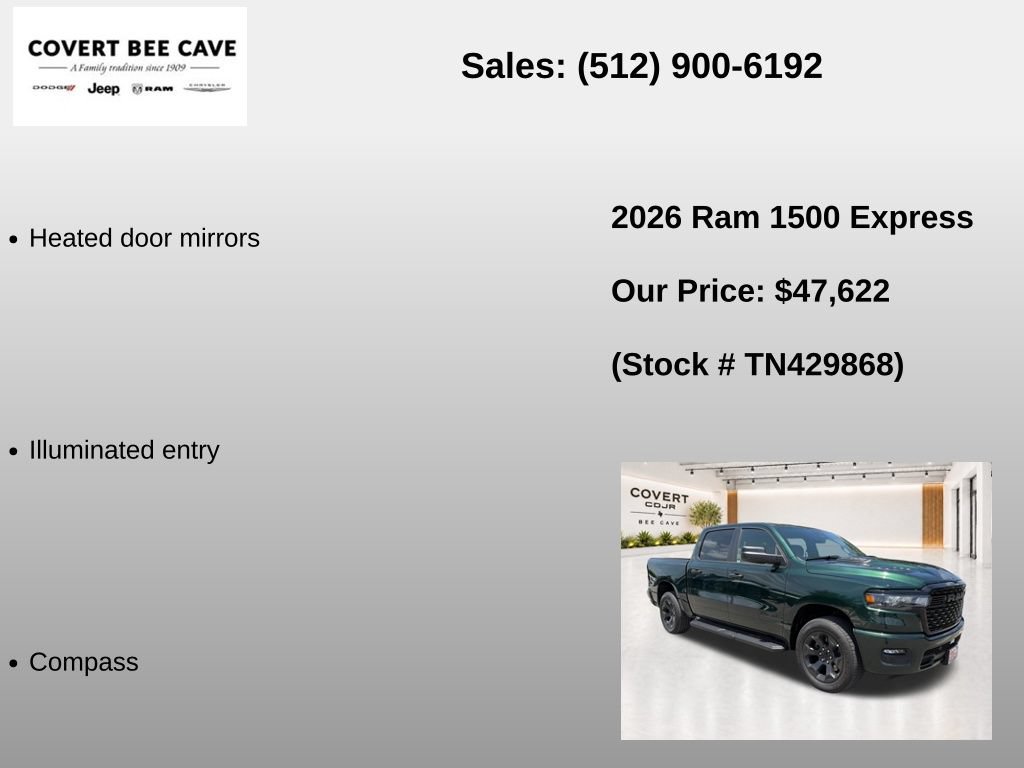 New 2026 RAM 1500 Express AWD/4WD image 13