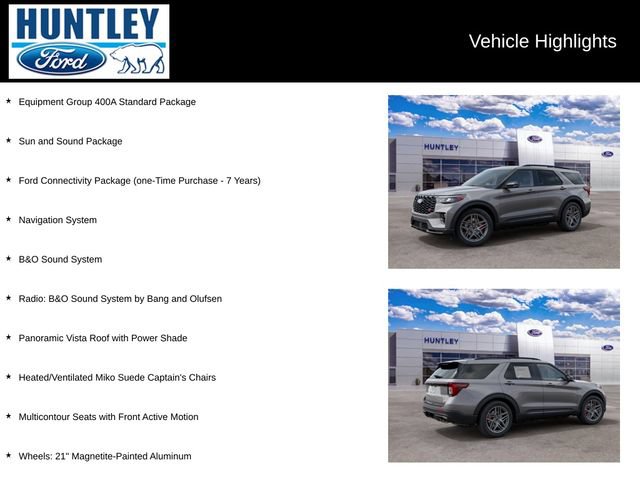 New 2027 Ford Explorer ST w/ Sun And Sound Package AWD/4WD image 2