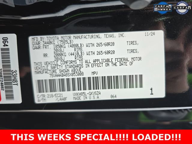 Used 2025 Toyota Sequoia SR5 w/ SR5 Premium Package image 34