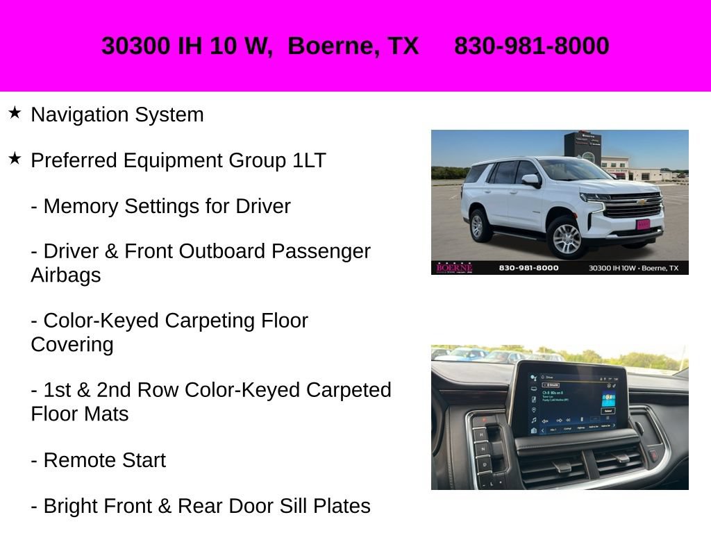 Used 2023 Chevrolet Tahoe LT w/ Luxury Package RWD image 10