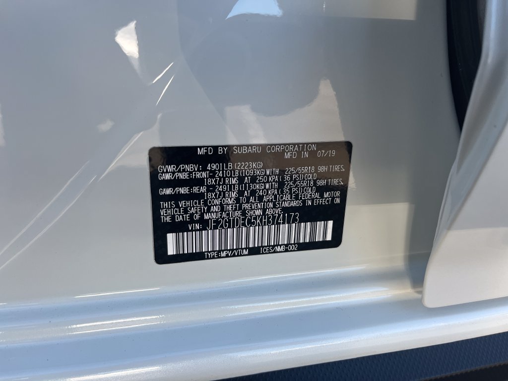 Used 2019 Subaru Crosstrek Hybrid w/ Popular Package #4A AWD/4WD image 27