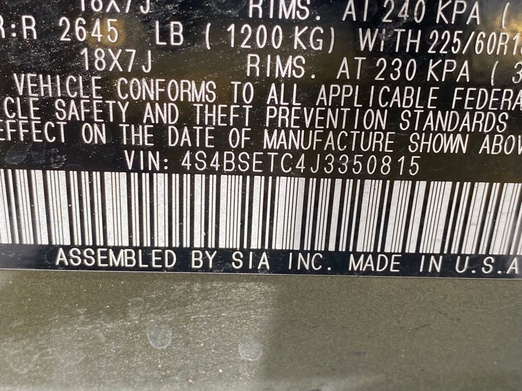 Used 2018 Subaru Outback 3.6R Touring AWD/4WD image 29