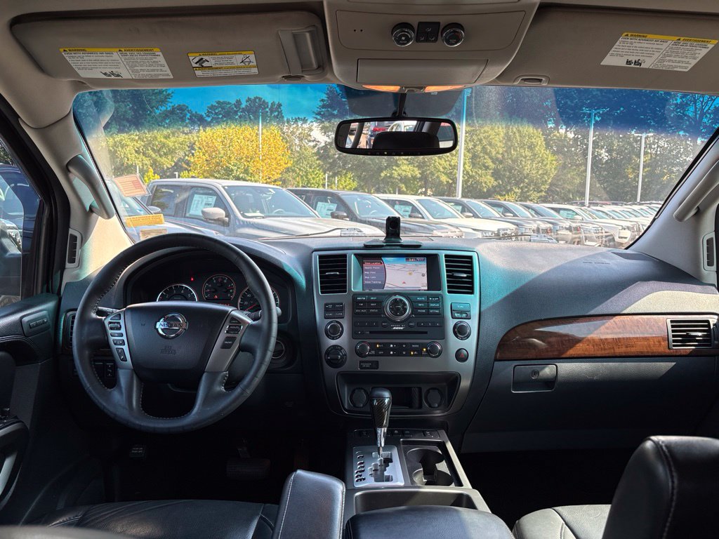 Used 2015 Nissan Armada Platinum w/ 2nd Row Captain Seat Package AWD/4WD image 9