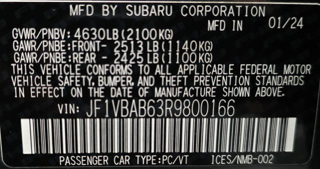 Used 2024 Subaru WRX w/ Accessory Package #2 AWD/4WD image 38