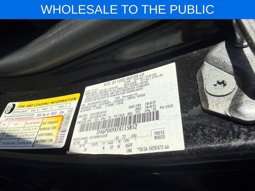 Used 2015 Ford Fusion Titanium FWD image 49