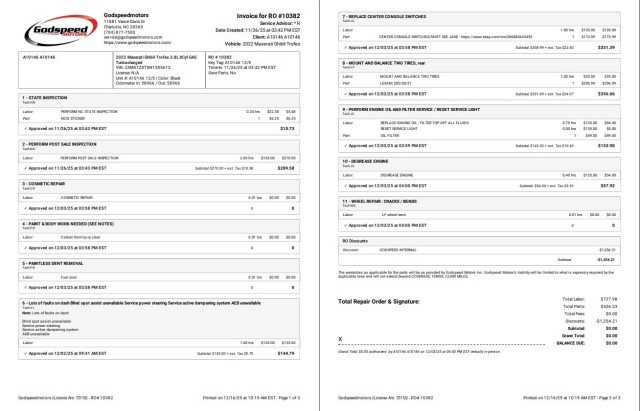 Used 2022 Maserati Ghibli Trofeo image 91