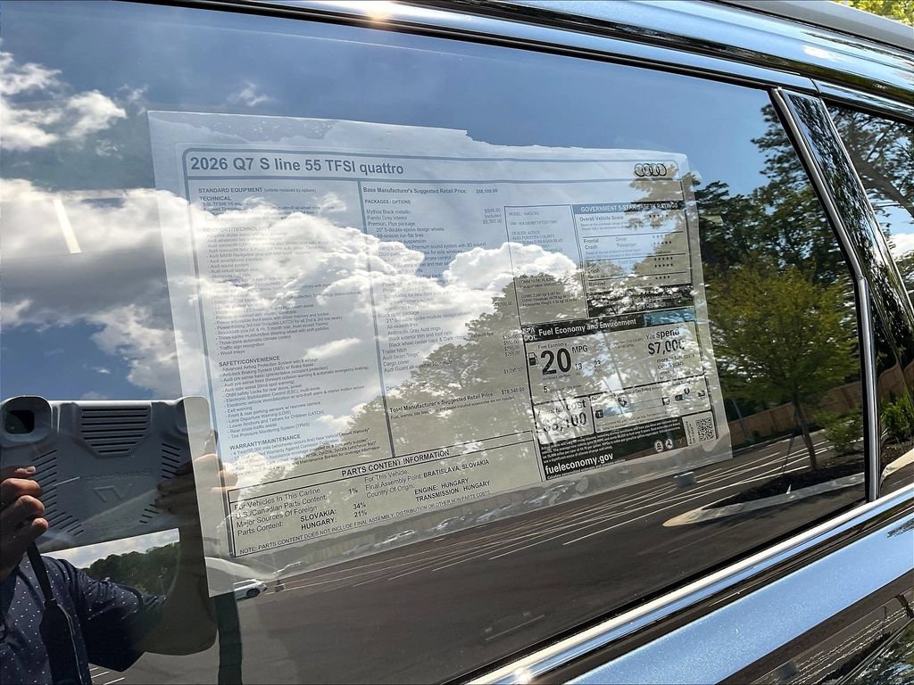 New 2026 Audi Q7 2.0T Premium Plus AWD/4WD image 14