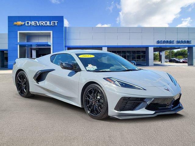Certified 2025 Chevrolet Corvette Stingray Preferred Cpe w/ Stealth Interior Trim Package 360° Tour