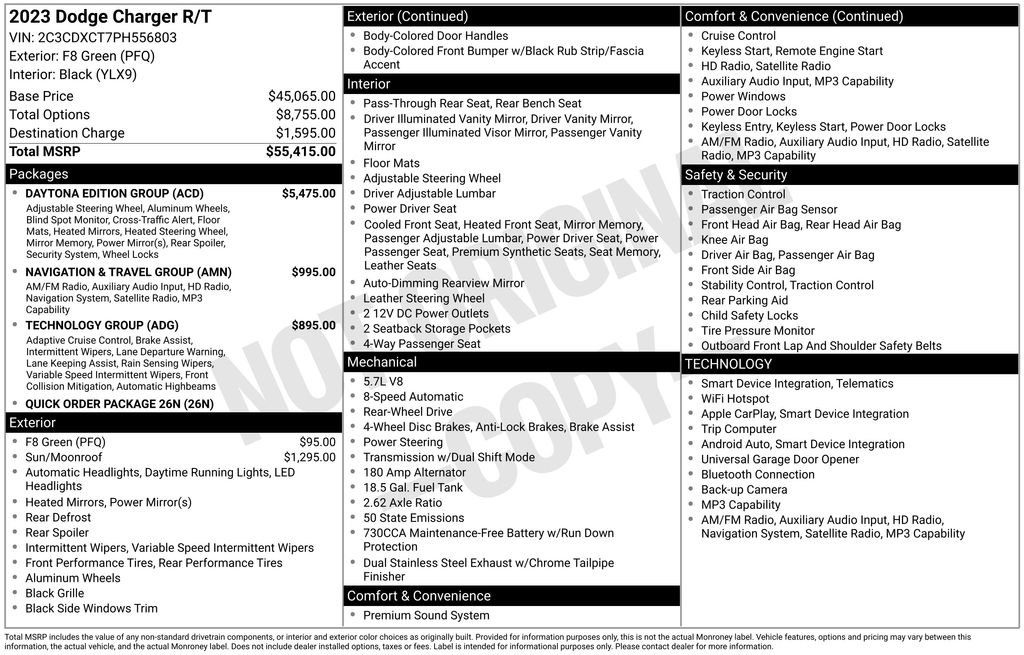 Used 2023 Dodge Charger R/T w/ Daytona Edition Group image 18