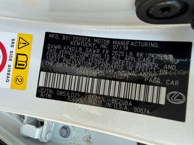 Used 2019 Lexus ES 350 w/ Premium Package FWD image 39
