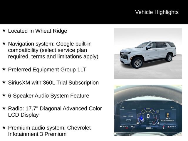 Certified 2025 Chevrolet Tahoe LT image 7