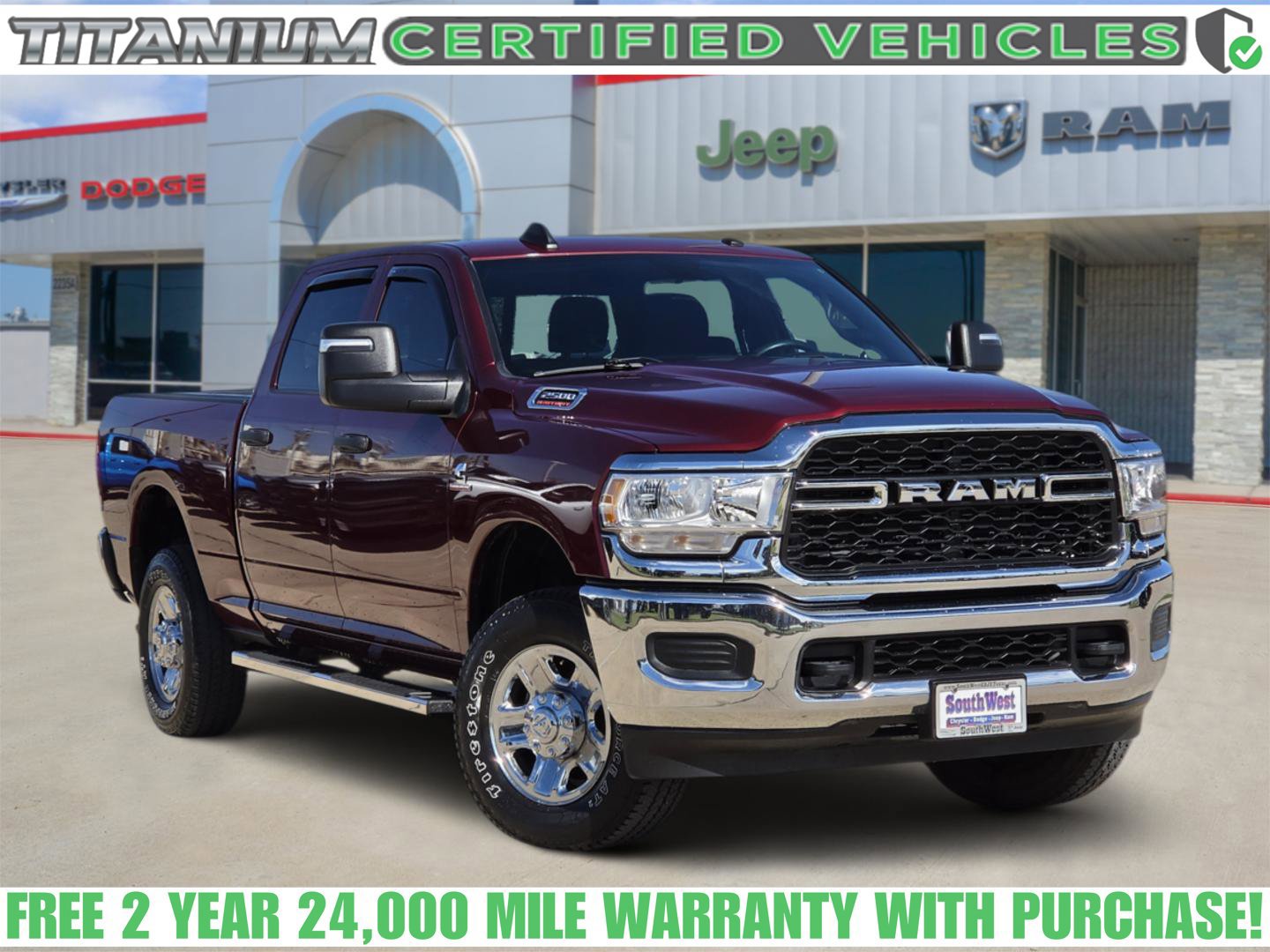 Used 2024 RAM 2500 Tradesman w/ Chrome Appearance Group AWD/4WD 360° Tour
