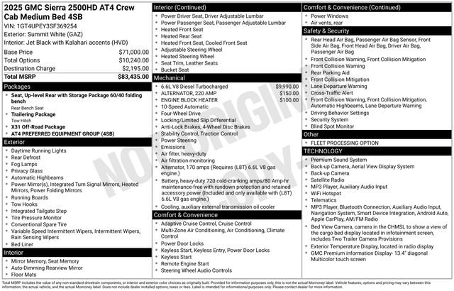 Used 2025 GMC Sierra 2500 AT4 AWD/4WD image 30
