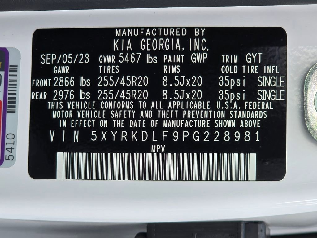 Used 2023 Kia Sorento SX image 28