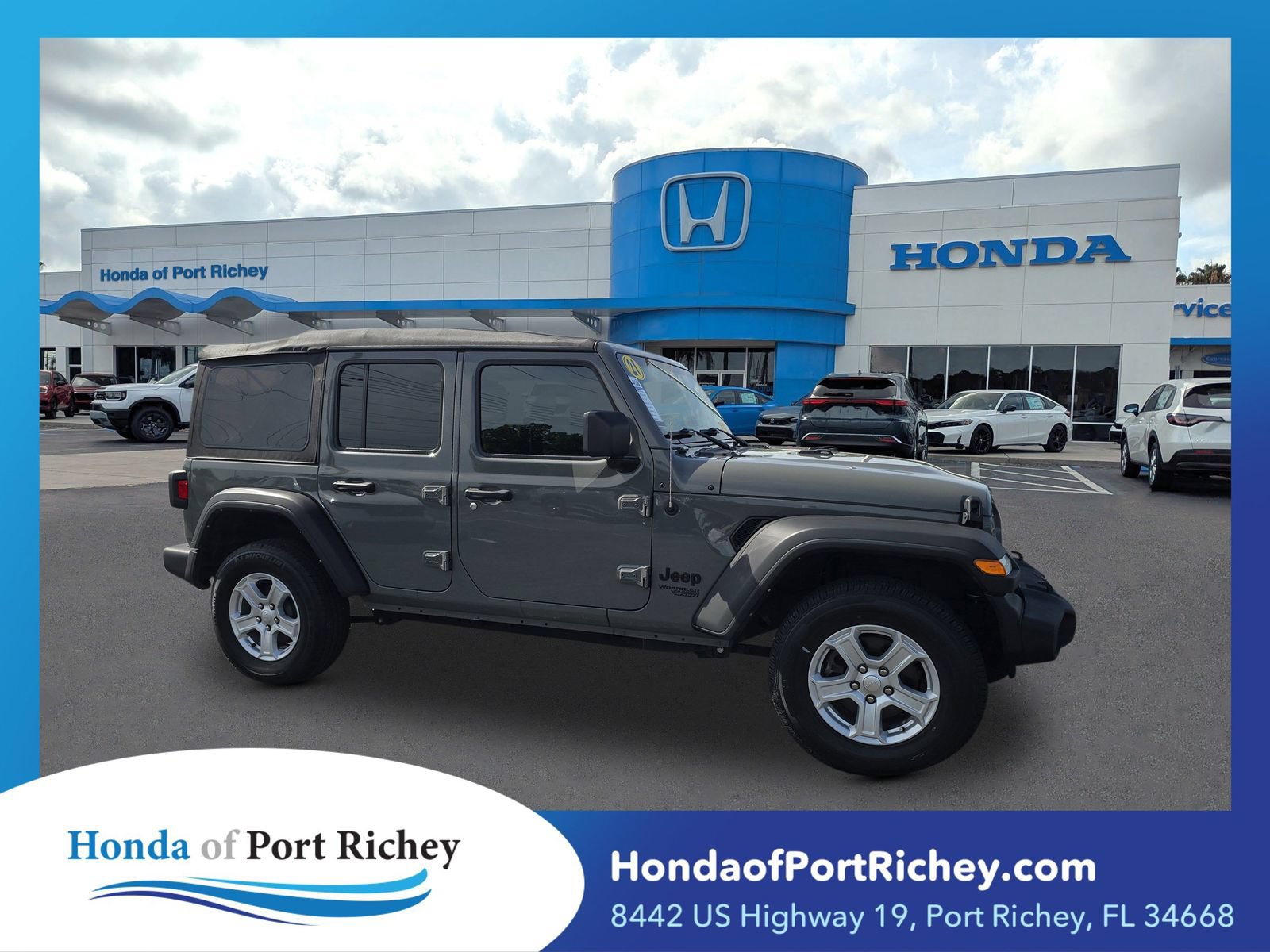 Used 2021 Jeep Wrangler Unlimited Sport AWD/4WD image 1