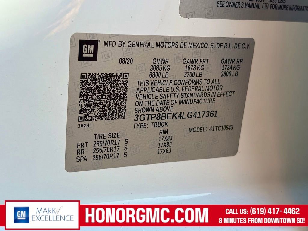 Used 2020 GMC Sierra 1500 SLE w/ SLE Value Package image 33