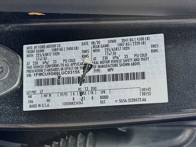 Used 2020 Ford Escape SE AWD/4WD image 38